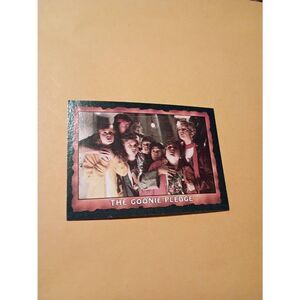 Vintage 1985 Warner Bros Topps Gum Goonies Trading Card #85 The Goonie Pledge